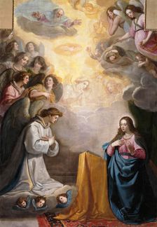 The Annunciation, late 16th-early 17th century. Creator: Vicencio Carducho