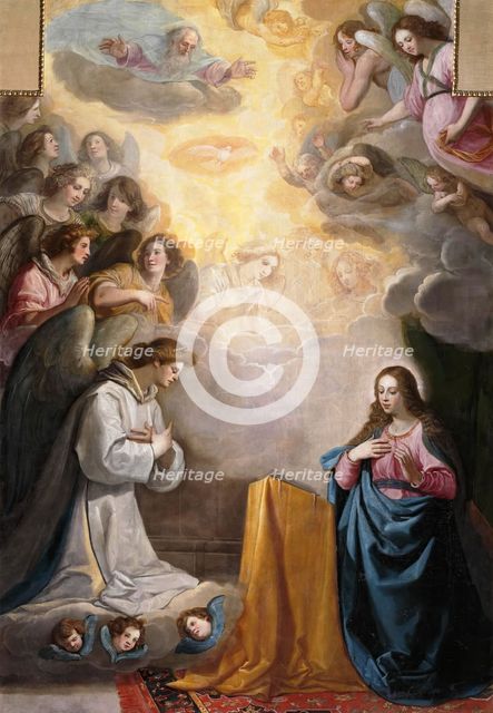 The Annunciation, late 16th-early 17th century.  Creator: Vicencio Carducho.