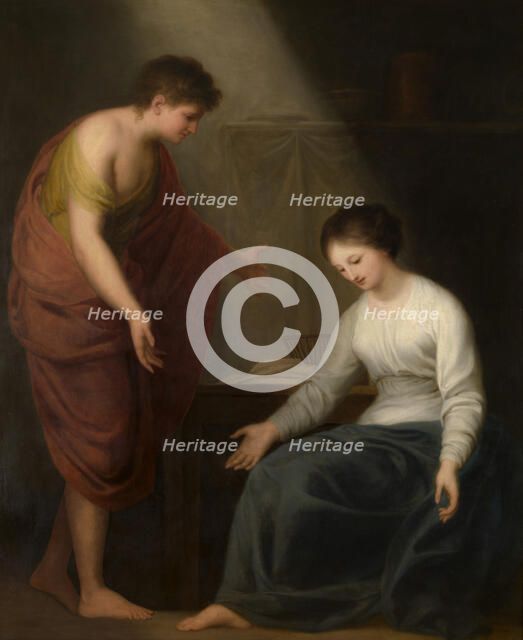 The Annunciation, late 18th-early 19th century. Creator: Andries Lens.