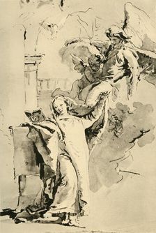 The Annunciation mid 18th century, (1928). Artist: Giovanni Battista Tiepolo