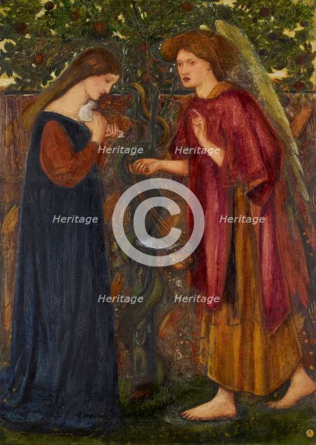 The Annunciation, mid-late 19th century. Creator: Sir Edward Coley Burne-Jones.