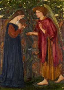 The Annunciation, mid-late 19th century. Creator: Sir Edward Coley Burne-Jones