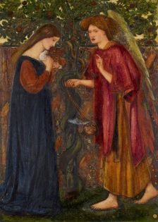 The Annunciation, mid-late 19th century. Creator: Sir Edward Coley Burne-Jones