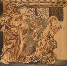 The Annunciation, mid-late 19th century. Creator: Sir Edward Coley Burne-Jones