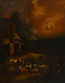The Annunciation of the Shepherds, 1654-1685. Creator: Adam Colonia