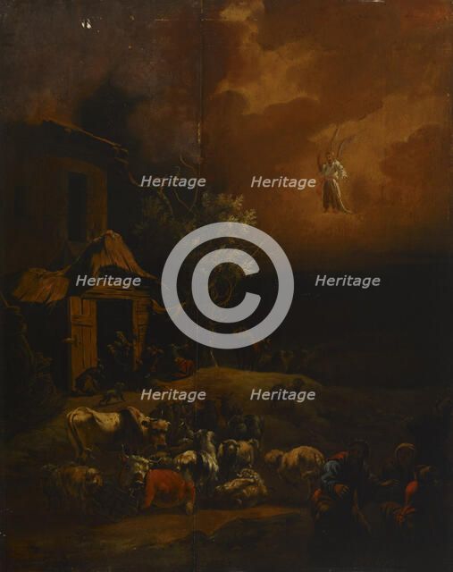 The Annunciation of the Shepherds, 1654-1685. Creator: Adam Colonia.