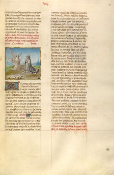 The Annunciation of the Virgin's Death; Miroir Historial, about 1475. Creator: Unknown