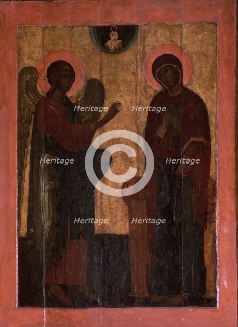 The Annunciation of Ustyug, Second half of the16th cen.. Artist: Russian icon  