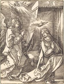 The Annunciation, probably c. 1509/1510. Creator: Albrecht Durer