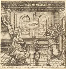 The Annunciation, probably c. 1576/1580. Creator: Leonard Gaultier