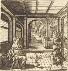 The Annunciation, probably c. 1576/1580. Creator: Leonard Gaultier