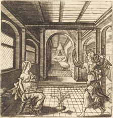 The Annunciation, probably c. 1576/1580. Creator: Leonard Gaultier