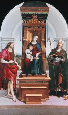 The Ansidei Madonna 1505. Artist: Raphael