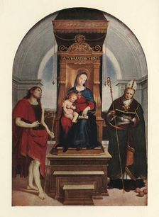 The Ansidei Madonna 1505, (c1912). Artist: Raphael