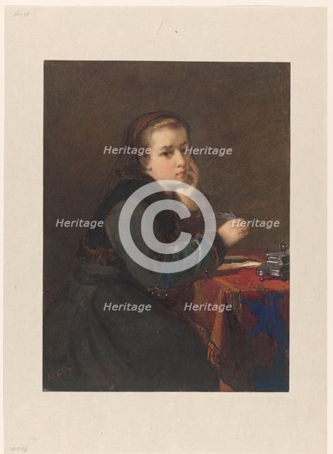 'The answer', c.1879. Creator: Kate Bisschop-Swift.