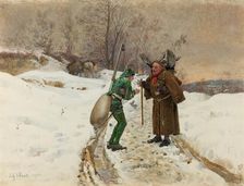 The Ant and the Grasshopper, 1875. Creator: Jehan Georges Vibert