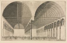 The Antechamber of the Palace of Justice, Paris, 1855. Creator: Charles Meryon (French, 1821-1868)