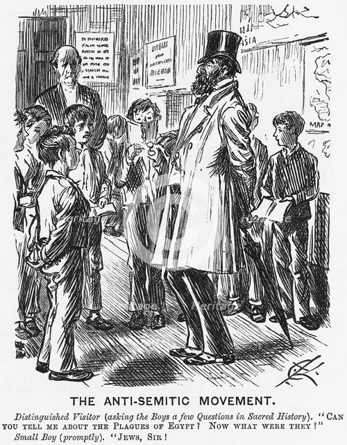 'The Anti-Semitic Movement', 1881. Creator: Unknown.