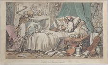 The Antiquary's Last Will and Testament (from The English Dance of Death, vol. I, plate 2)..., 1816. Creator: Thomas Rowlandson
