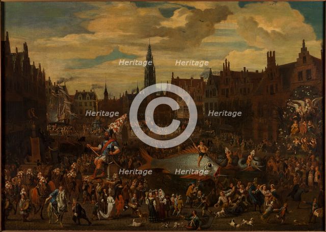 The Antwerp Ommegang, 17th century. Creator: Anonymous.