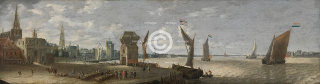 The Antwerp Shipyard, 1650. Creator: Bonaventura Peeters I.