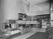 The apartment of Ben Herzberg, New York. Designed by Howe and Lescaze 1933