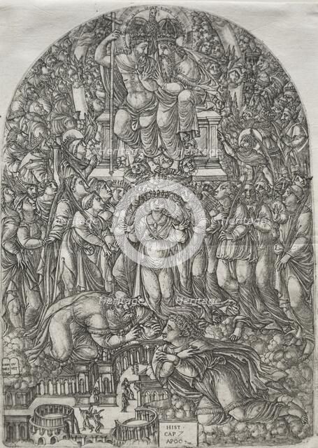 The Apocalpse: An Innumerable Multitude which stand before the Throne, 1555. Creator: Jean Duvet (French, 1485-1561).