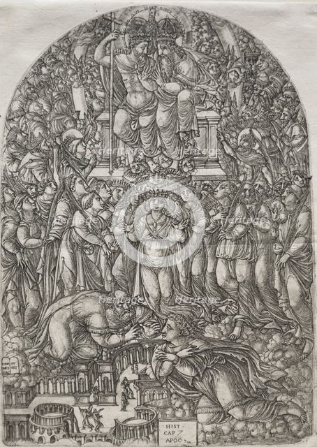 The Apocalpse: An Innumerable Multitude which stand before the Throne, 1555. Creator: Jean Duvet (French, 1485-1561).