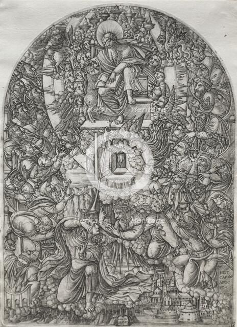 The Apocalpse: St. John Summoned to Heaven, 1555. Creator: Jean Duvet (French, 1485-1561).