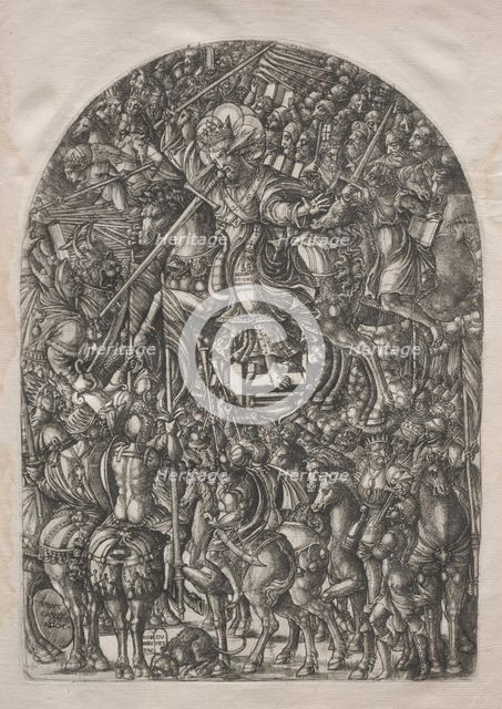 The Apocalypse: Christ Mounted on a White Horse, 1546-1556. Creator: Jean Duvet (French, 1485-1561).