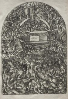The Apocalypse: A Star Falls and Makes Hell to Open, 1546-1556. Creator: Jean Duvet (French, 1485-1561)