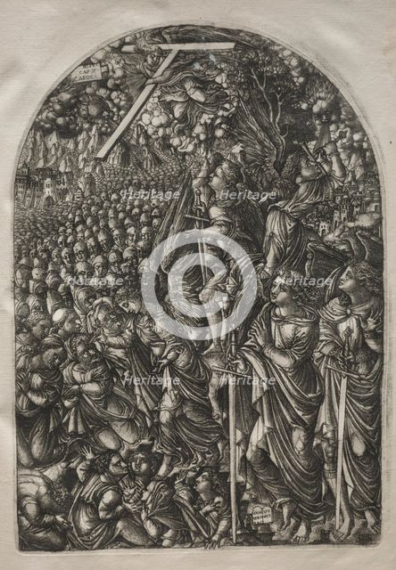 The Apocalypse: Four Angels Holding Back the Winds, 1546-1556. Creator: Jean Duvet (French, 1485-1561).