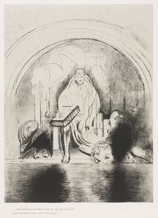 The Apocalypse of Saint John: And I Saw in the Right Hand of Him that Sat on the Throne..., 1899. Creator: Odilon Redon (French, 1840-1916); Blanchard; Ambroise Vollard (French, 1867-1939)