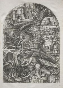 The Apocalypse: Satan Bound for a Thousand Years, 1546-1555. Creator: Jean Duvet (French, 1485-1561)