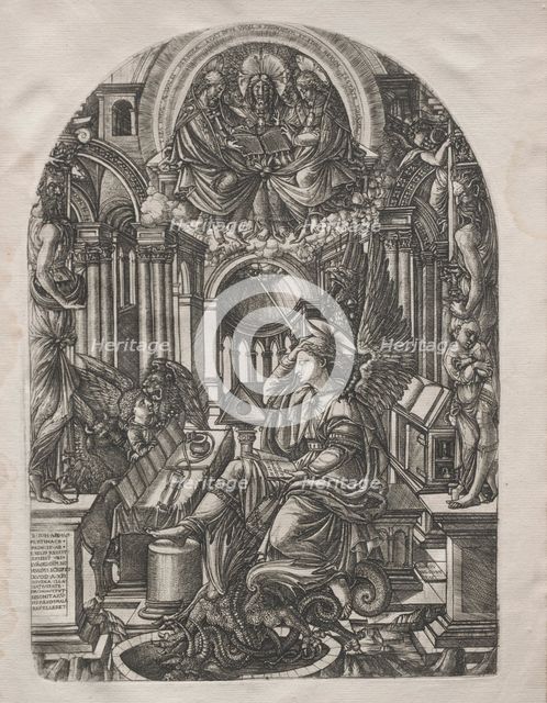 The Apocalypse: St. John on the Island of Patmos, 1546-1556. Creator: Jean Duvet (French, 1485-1561).