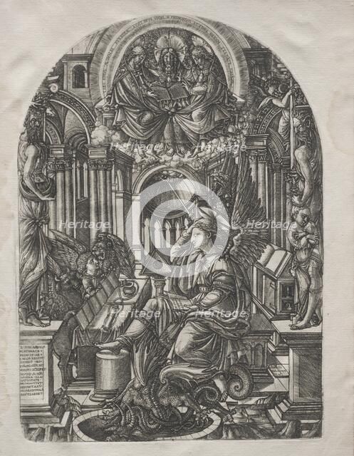 The Apocalypse: St. John on the Island of Patmos, 1546-1556. Creator: Jean Duvet (French, 1485-1561).