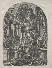 The Apocalypse: St. John on the Island of Patmos, 1546-1556. Creator: Jean Duvet (French, 1485-1561)