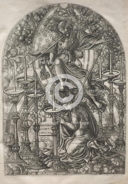 The Apocalypse: St. John Sees Seven Golden Candlesticks, 1546-1556. Creator: Jean Duvet (French, 1485-1561).