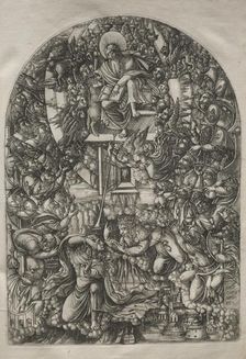 The Apocalypse: St. John Summoned to Heaven, 1546-1556. Creator: Jean Duvet (French, 1485-1561)