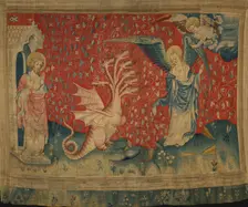 The Apocalypse Tapestry, Scene 35: The Woman Receiving Wings, Between 1373 and 1380. Creator: Anonymous master