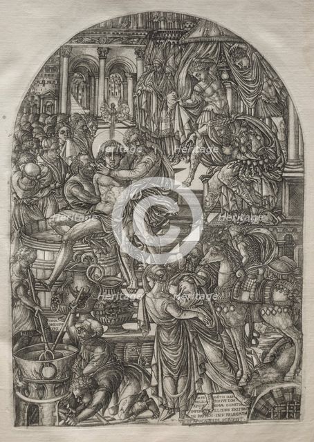The Apocalypse: The Martyrdom of St. John the Evangelist, 1546-1556. Creator: Jean Duvet (French, 1485-1561).