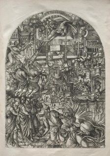 The Apocalypse: The Measurement of the Temple, 1546-1556. Creator: Jean Duvet (French, 1485-1561)