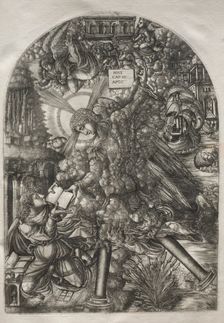 The Apocalypse: The Angel Gives St. John the Book to Eat, 1546-1556. Creator: Jean Duvet (French, 1485-1561)