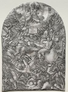 The Apocalypse: The Angel in the Sun Calling the Birds of Prey, 1500s. Creator: Jean Duvet (French, 1485-1561)