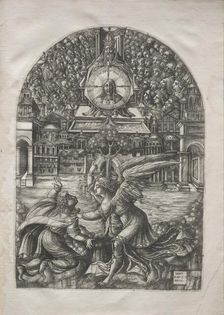 The Apocalypse: The Angel Shows St. John the Fountain of Living Water, 1546-1556. Creator: Jean Duvet (French, 1485-1561)