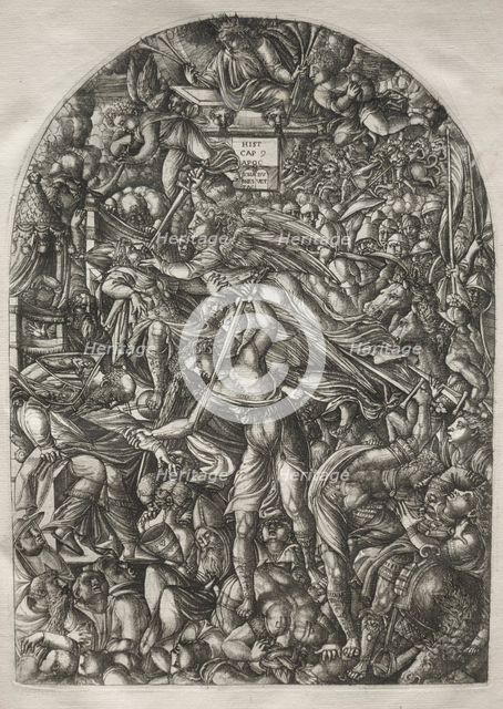 The Apocalypse: The Angel Sounding the Sixth Trumpet, 1546-1556. Creator: Jean Duvet (French, 1485-1561).