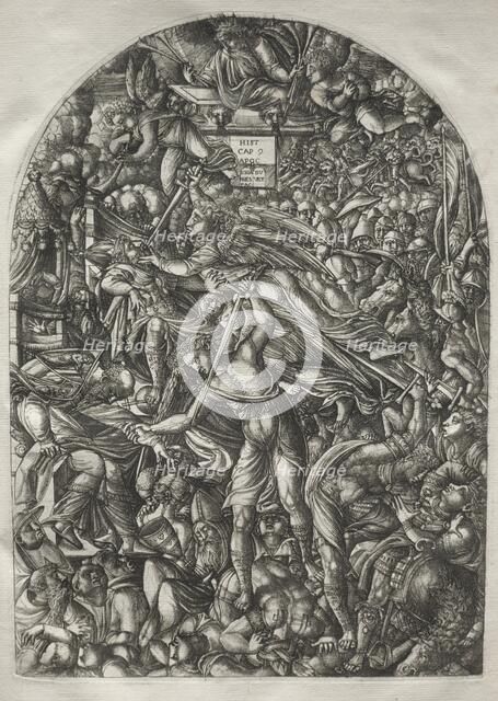 The Apocalypse: The Angel Sounding the Sixth Trumpet, 1546-1556. Creator: Jean Duvet (French, 1485-1561).