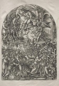 The Apocalypse: The Winepress of the Wrath of God, 1546-1556. Creator: Jean Duvet (French, 1485-1561)