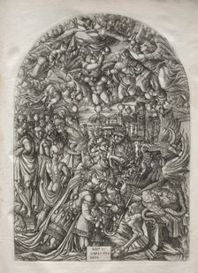 The Apocalypse: The Woman Clothed with the Sun, 1546-1556. Creator: Jean Duvet (French, 1485-1561)