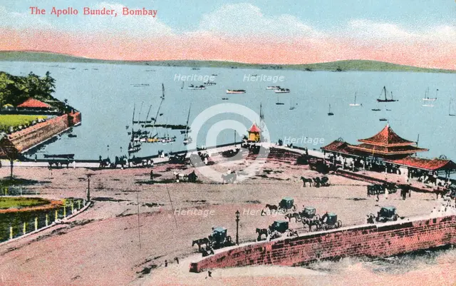 The Apollo Bunder, Bombay, India, early 20th century. Artist: Unknown
